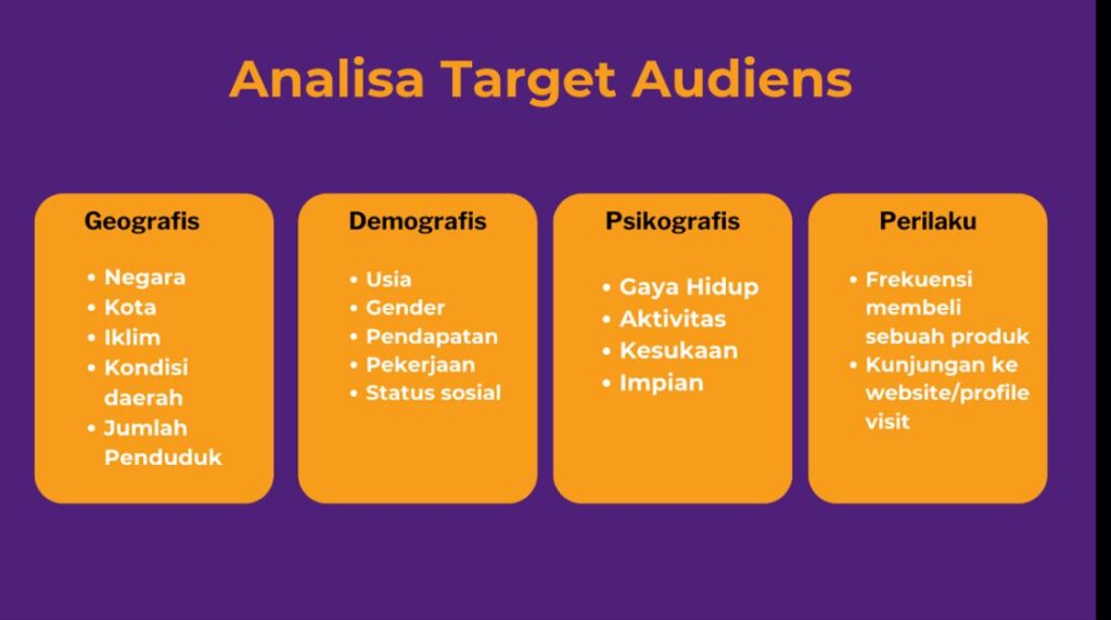Analisa Target Audience